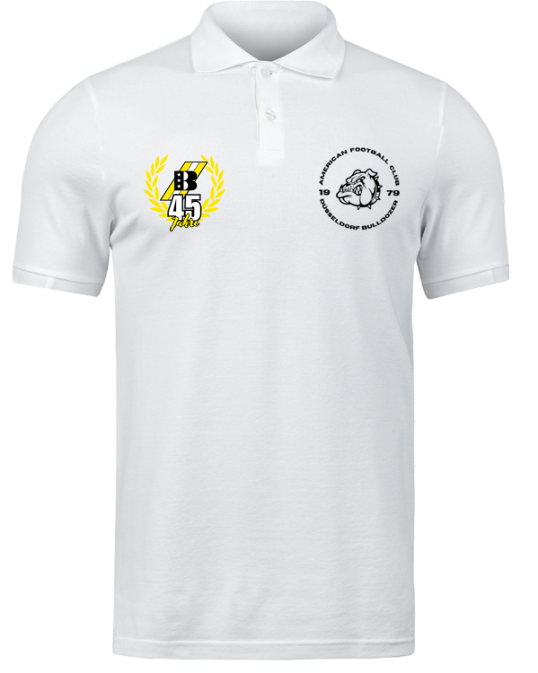 Polo-Shirt Düsseldorf Bulldozer 45 Jahre